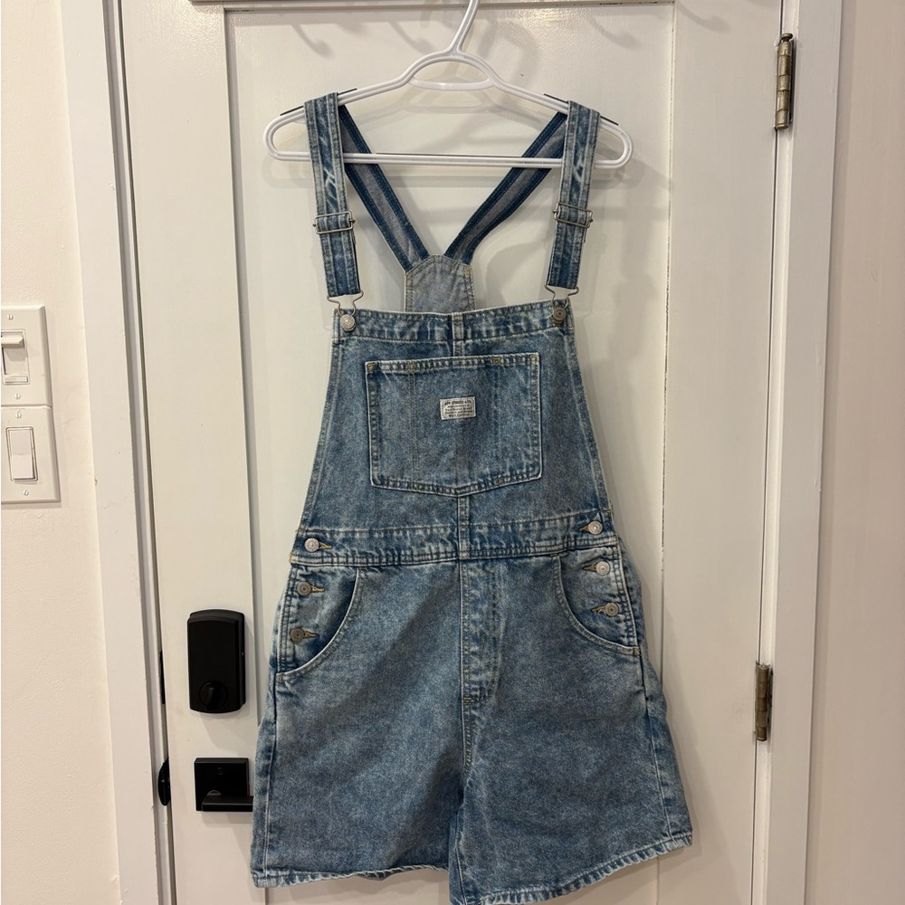 Levi's Blue Denim Overalls